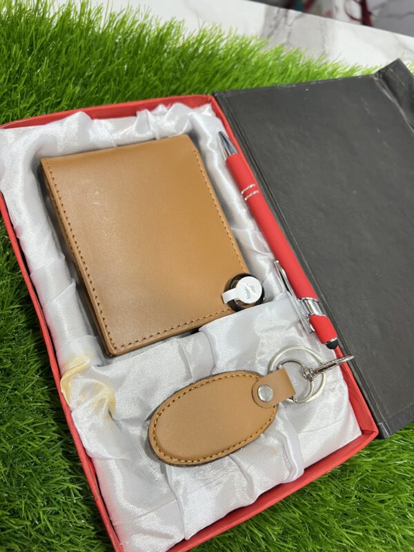 Premium Cow Leather Wallet Gift Set